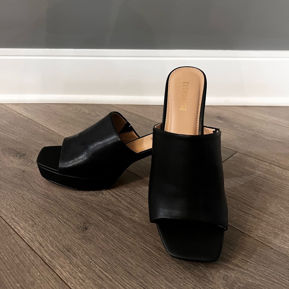 Cupid Black Women's Mules